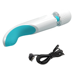 Pretty Love Wand Colormax 29cm Tête 58mm Turquoise